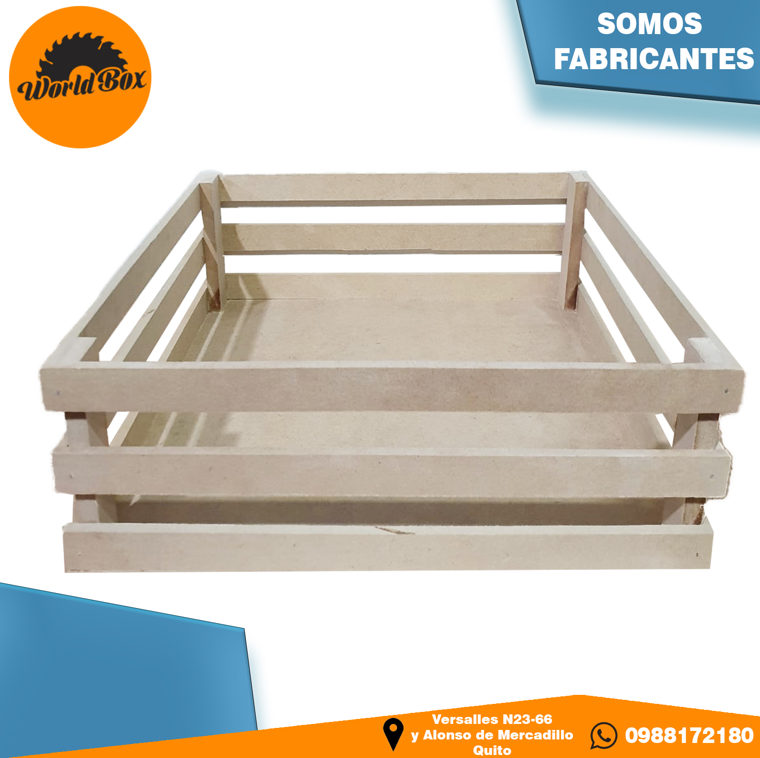Caja con rejas