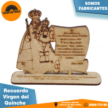 Recuerdo Virgen del Quinche