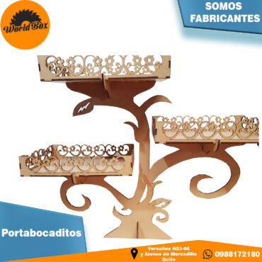 Porta pasteles o bocaditos