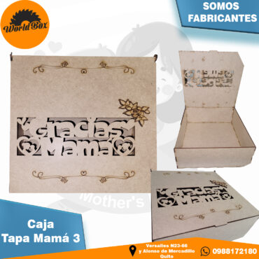 Caja con tapa Mama grande