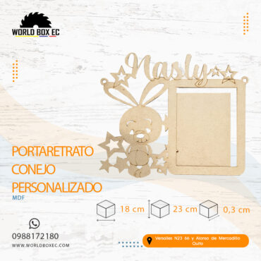 Portaretrato Personalizado Conejo