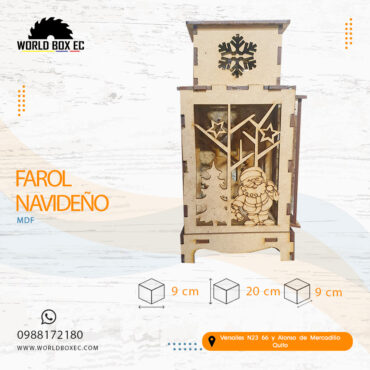 Farol motivo Navideño