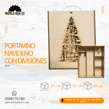 Portavino Navideño