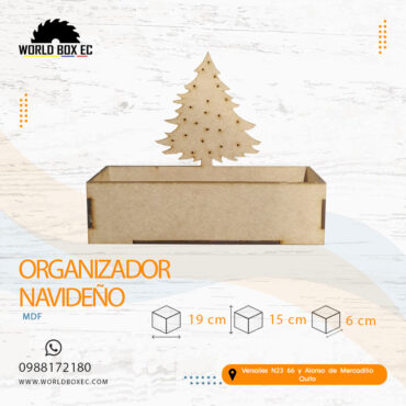 Organizador temática navideña