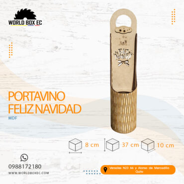 Portavino Feliz Navidad