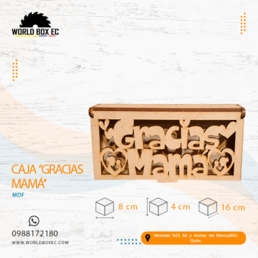 Caja ''Gracias Mamá''