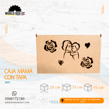 Caja Mamá con tapa