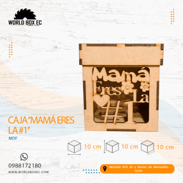 Caja ''Mamá eres la #1''