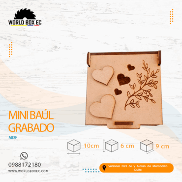 Mini Baúl Grabado