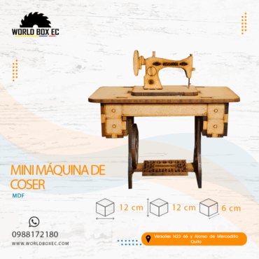 Mini máquina de coser