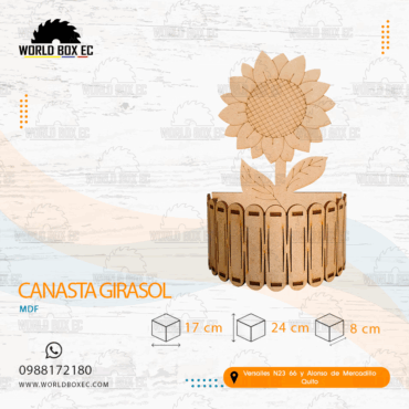 Canasta girasol